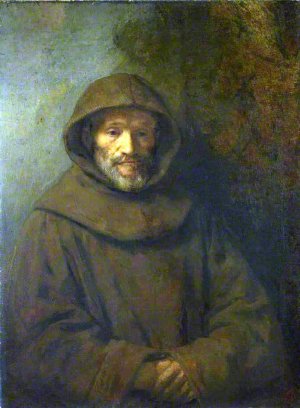 A Franciscan Friar by Rembrandt Van Rijn Oil Painting Reproduction