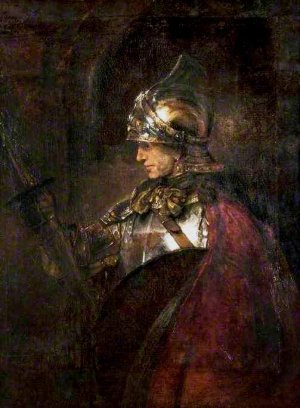 A Man in Armour by Rembrandt Van Rijn Oil Painting Reproduction