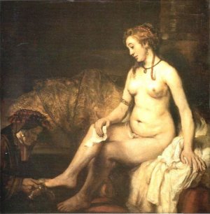 Bathsheba Reading a Letter of King David by Oil Painting Reproduction