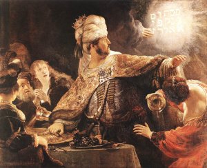 Belshazzar's Feast by Oil Painting Reproduction