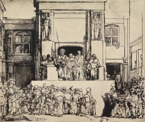 Christ Presented to the People by Rembrandt Van Rijn Oil Painting Reproduction