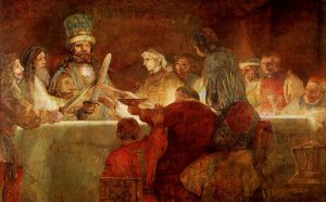 Conspiracy of the Bataves by Rembrandt Van Rijn Oil Painting Reproduction