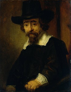 Dr Ephraim Bueno, Jewish Physician and Writer by Rembrandt Van Rijn Oil Painting Reproduction