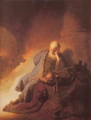 Jeremais Lamenting the Destruction of Jerusalem