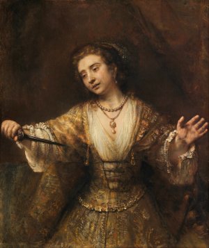 Lucretia by Rembrandt Van Rijn Oil Painting Reproduction