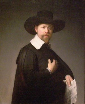 Marten Looten by Rembrandt Van Rijn Oil Painting Reproduction