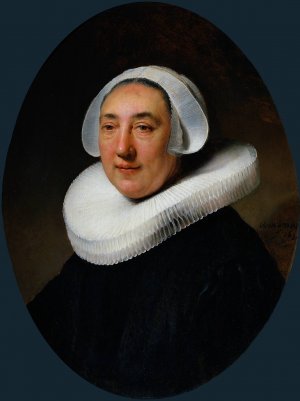 Portrait of Haesje van Cleyburgh by Rembrandt Van Rijn Oil Painting Reproduction