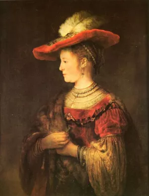 Saskia with a Bonnet