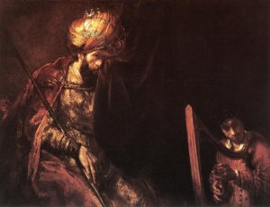 Saul and David by Rembrandt Van Rijn Oil Painting Reproduction