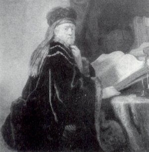 Scholar Seated at a Desk by Oil Painting Reproduction