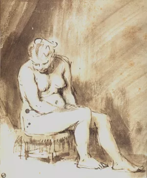 Seated Female Nude