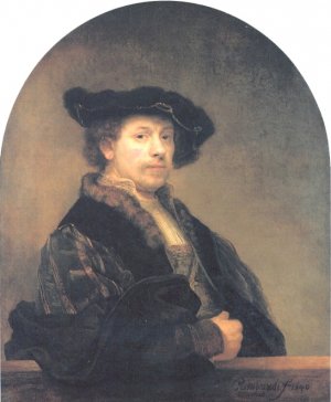 Self Portrait 12 by Rembrandt Van Rijn Oil Painting Reproduction