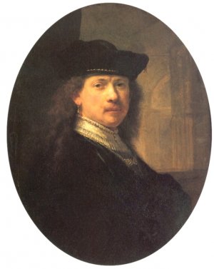 Self Portrait 15 by Rembrandt Van Rijn Oil Painting Reproduction