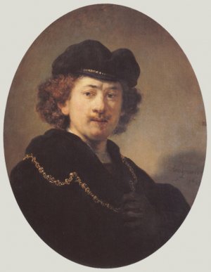 Self Portrait 20 by Rembrandt Van Rijn Oil Painting Reproduction