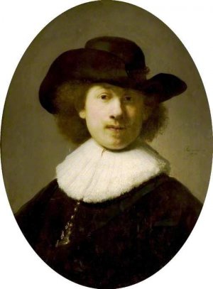 Self Portrait 23 by Rembrandt Van Rijn Oil Painting Reproduction