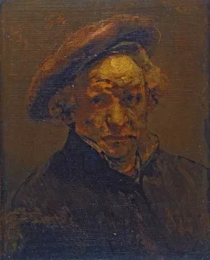 Self Portrait with Beret, Unfinished