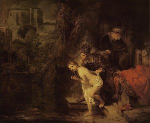 Susanna in the Bath by Rembrandt Van Rijn Oil Painting Reproduction