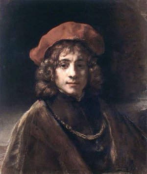 The Artist's Son Titus by Rembrandt Van Rijn Oil Painting Reproduction