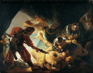 The Blinding of Samson by Rembrandt Van Rijn Oil Painting Reproduction