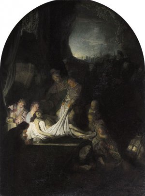 The Entombment by Rembrandt Van Rijn Oil Painting Reproduction