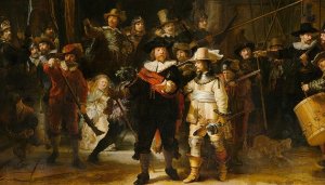 The Nightwatch by Oil Painting Reproduction