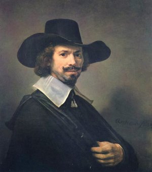 The Painter Hendrick Martensz. Sorg by Rembrandt Van Rijn Oil Painting Reproduction