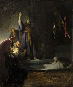 The Raising of Lazarus by Rembrandt Van Rijn Oil Painting Reproduction