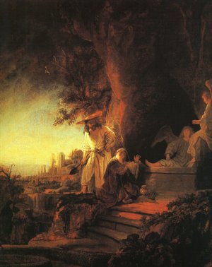 The Risen Christ Appearing to Mary Magdalene by Rembrandt Van Rijn Oil Painting Reproduction