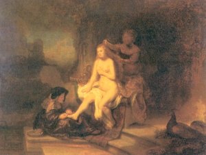 The Toilet of Bathsheba by Rembrandt Van Rijn Oil Painting Reproduction