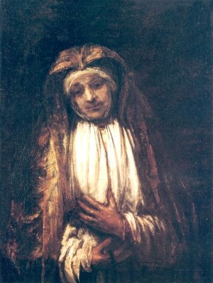 The Virgin of Sorrows by Rembrandt Van Rijn Oil Painting Reproduction