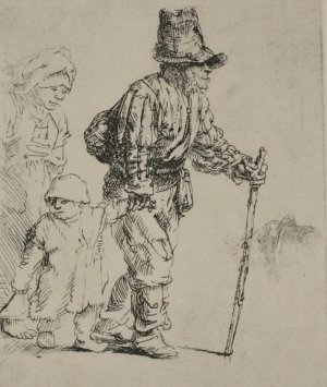 Three Peasants Travelling by Oil Painting Reproduction