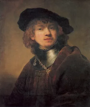 Tronie of a Young Man with Gorget and Beret